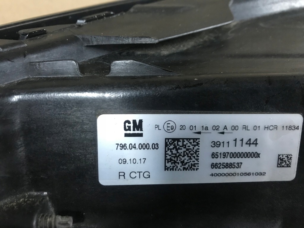 фото №6, Лампа правая opel astra k 5