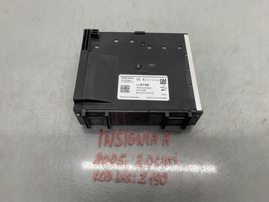фото №1, Блок управления модуль навигации gps opel insignia a lift 2,0 cdti 15 r 39026166