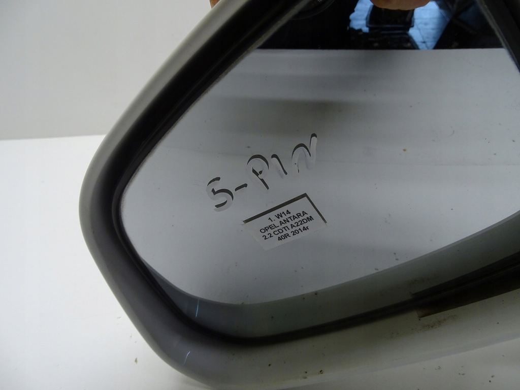 фото №8, Зеркало левая левый перед передние opel antara lift z40r gaz 5 pin