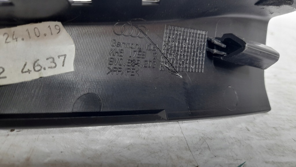 фото №10, Audi a3 s3 8v 16-20 молдинг защита консоли левая правая usa