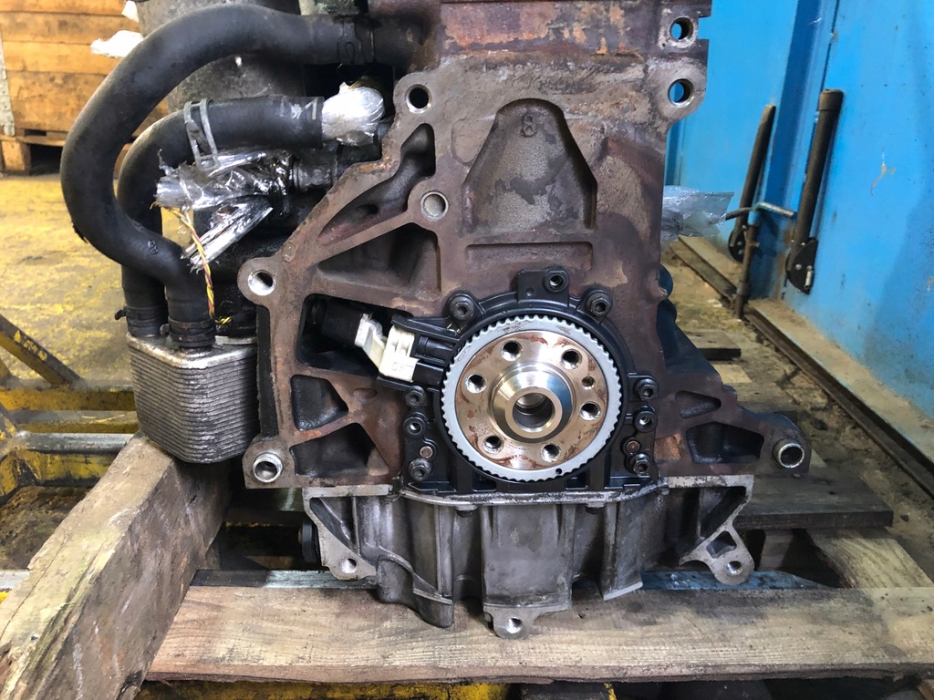 фото №7, Двигатель kompletny vw passat b6 golf v touran audi cba cbab 2,0 tdi 140 km