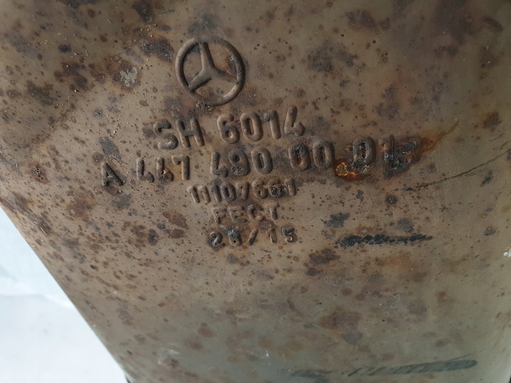 фото №7, Mercedes vito w447 1,6 cdi гаситель выхлоп