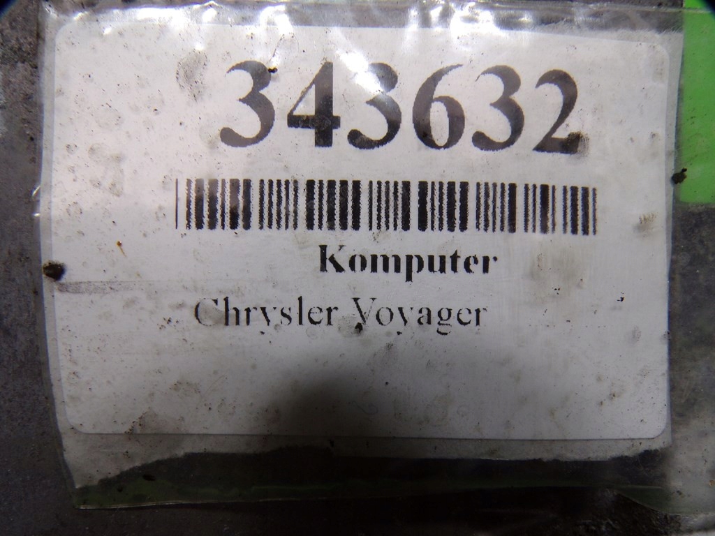 фото №9, Chrysler voyager бортовий комп'ютер блок керування двигуна 0281012121p05094285ae