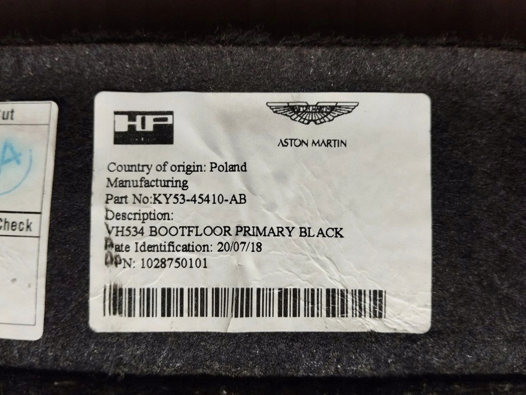 фото №5, Aston martin db11 2019 защита задний крышки ky5345410ab