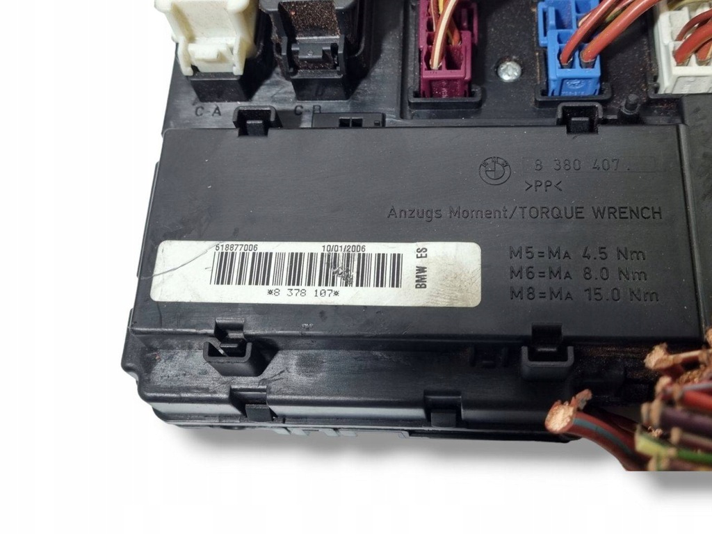 фото №6, Коробка предохранителей bmw x5 e53 facelift 2006 8380407