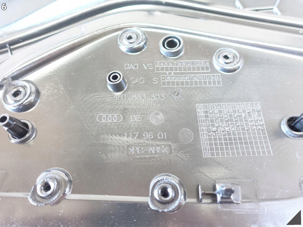 фото №7, Audi a8 s8 4h1 d4 lift 09-17 ліва захист тунель середнього dekor шкіра 25d