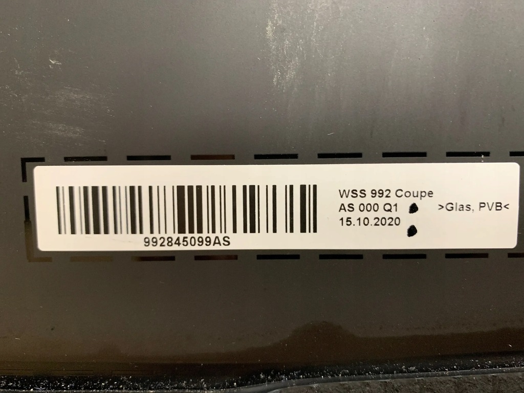 фото №7, Porsche 911 992 стекло перед передняя оригинал idealna 992845099as