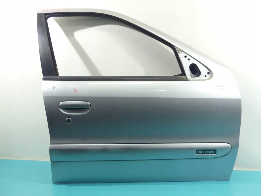 фото №1, Дверь перед правое citroen xsara 5d серебристый eycc