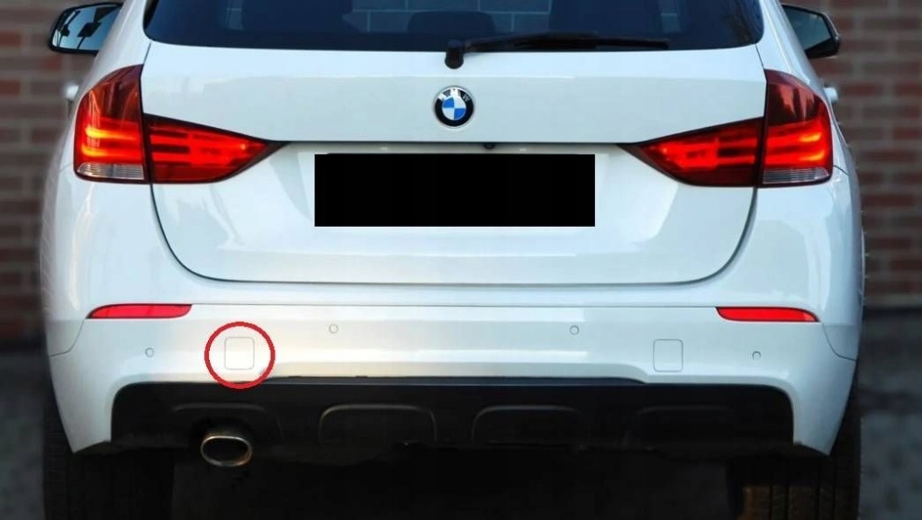 Bmw x1 e84 m-pakiet 2009-2015 заглушка фаркоп заднього ліва оригінал Оригінал