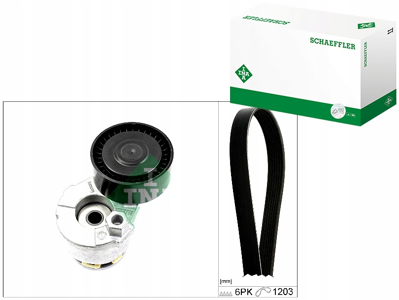 фото №1, Schaeffler ina 529 0009 10 набор ремень клиновой многоручейковый