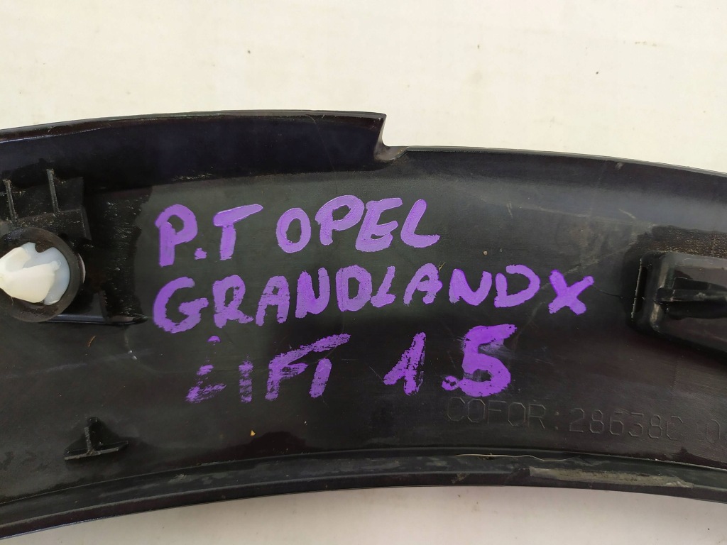фото №11, Молдинг крыла подкрылок правый задняя opel grandland x lift 9840792177