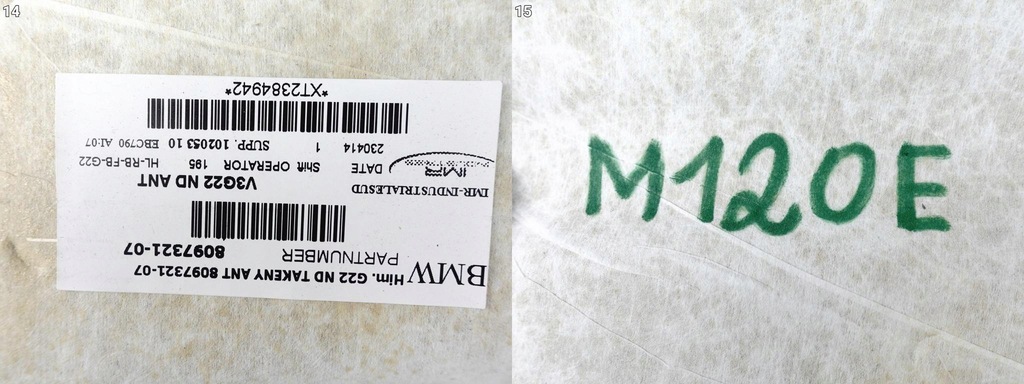 фото №12, Bmw 4 g22 m4 g82 coupe 20- потолок обивка czarna