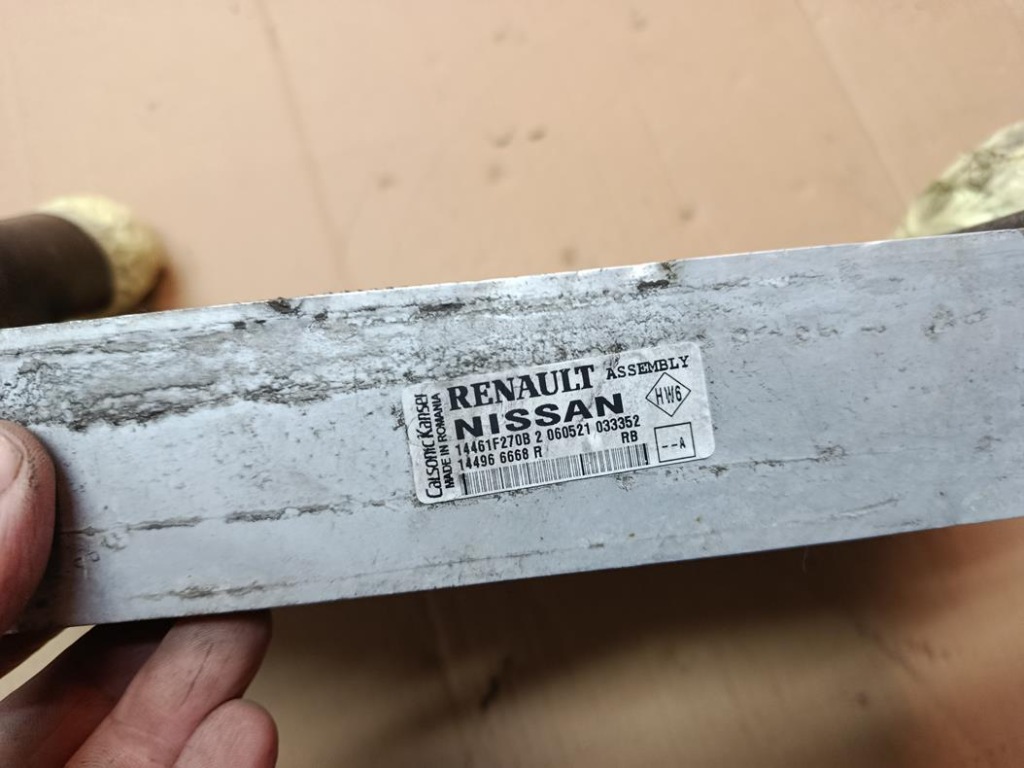 фото №4, Радіатор інтеркулер nissan juke ii f16 renault clio v 1.0tce оригінал