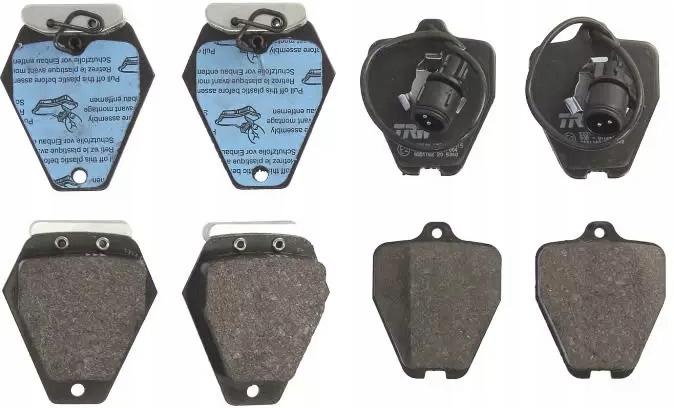 фото №1, Trw тормозные колодки тормозные перед audi a6 c4 a8 d2