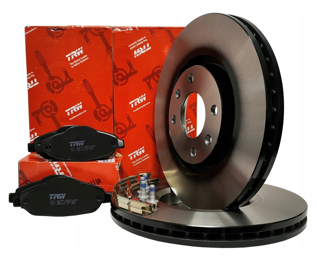 фото №1, Trw тормозные диски тормозные колодки перед - peugeot 3008 308 i