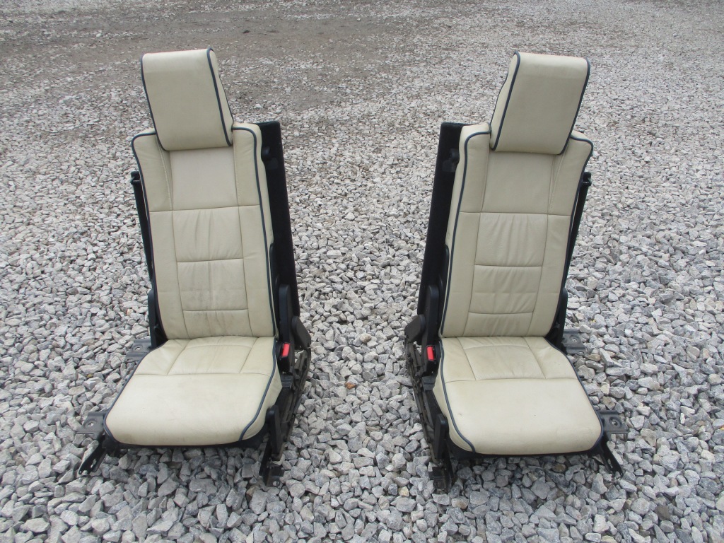 фото №1, Сидіння заднє сидіння iii 3 ряд land rover discovery iii beż шкіра