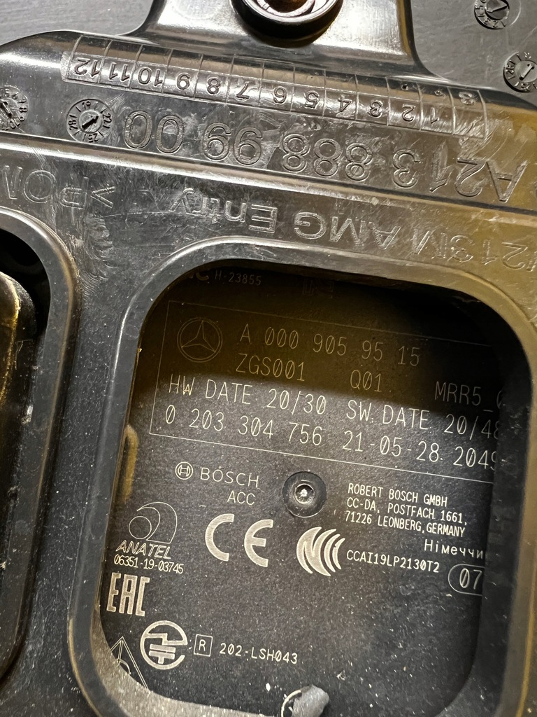 фото №13, Решётка радиатора решётка радиатора радиатора радар distronic acc камера mercedes c-klasa w206 amg