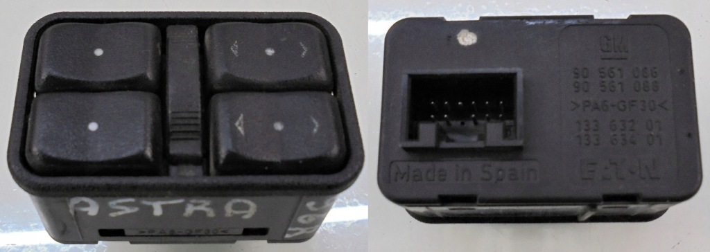 фото №1, Opel astra g ii перемикач вікон