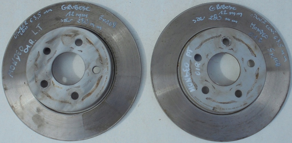 фото №1, Ford mondeo mk3 01 r гальмівні диски гальмівні задня