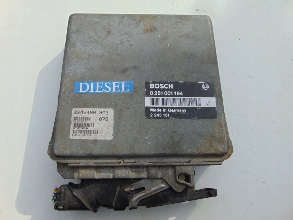 фото №1, Бортовий комп'ютер двигуна ecu bmw 3 e36 2245131 2.5l дизель 105kw 1996