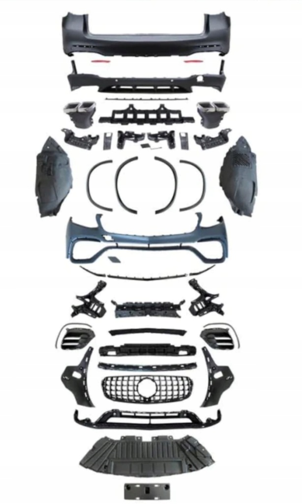 фото №1, Mercedes glc x253 w253 набор bodykit glc63 amg 2015-2019