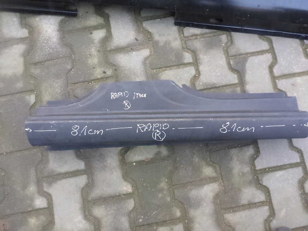 фото №1, Skoda rapid 5j toledo левый порог оригинал новый