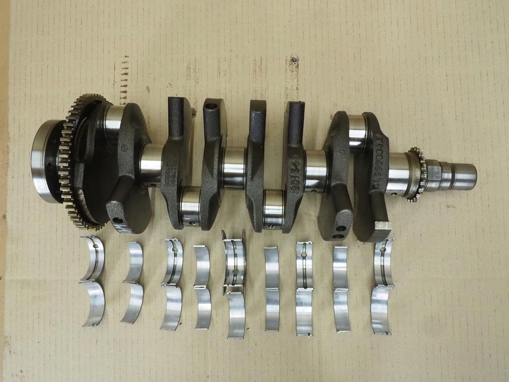 фото №1, Mini r50 r53 1.6 w10b16aa wał коленчатый вкладыши 04777684aa