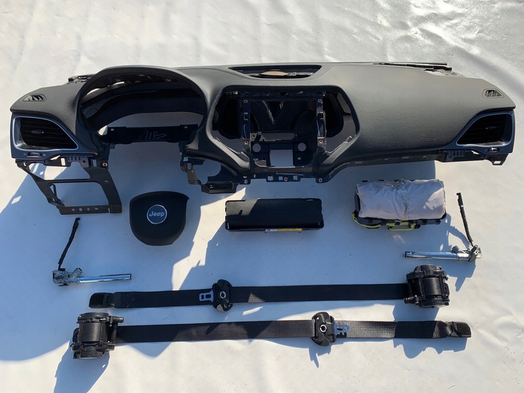 фото №1, Jeep cherokee kl панель приладів панель приладів консоль подушки безпеки pas