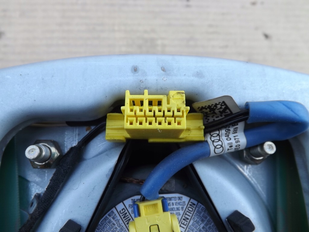 фото №13, Audi a4 b6 подушка воздушная подушка безопасности водителя пассажира комплект