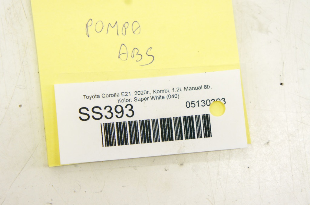 фото №5, Ss393 toyota corolla e21 xii 1.2i насос abs