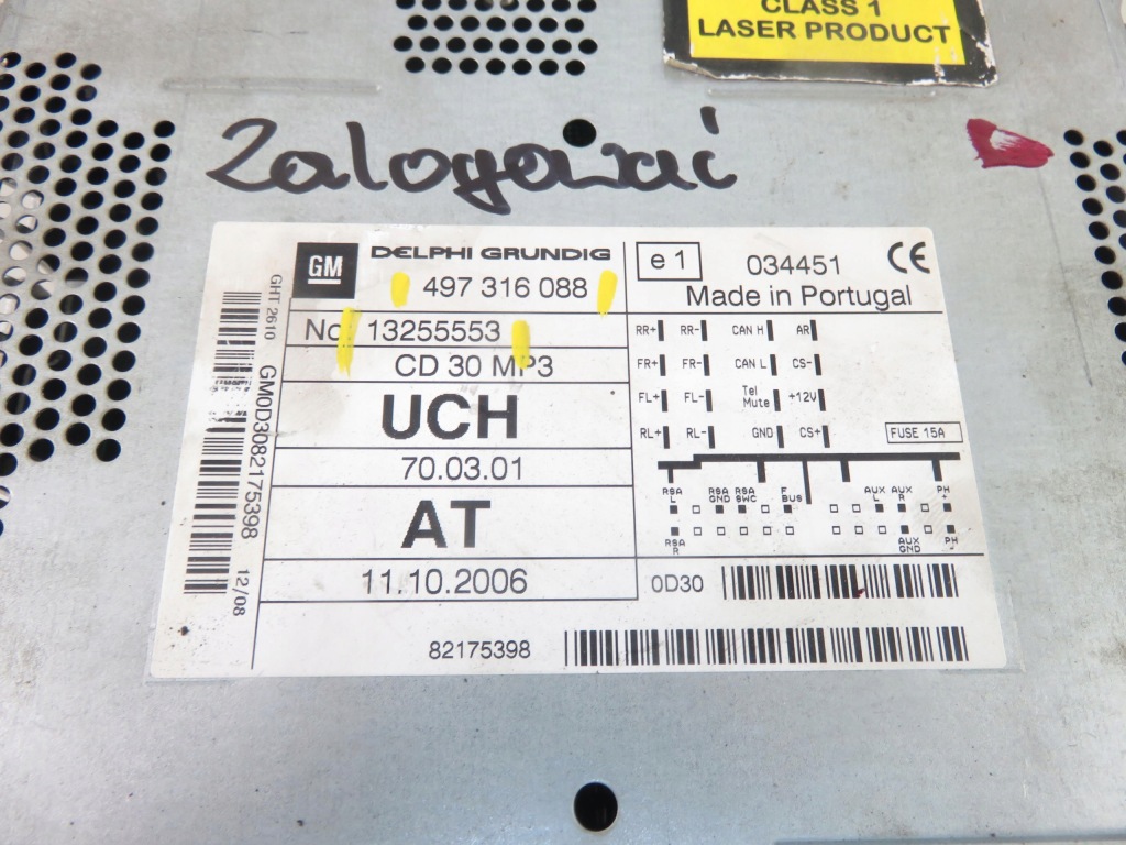 фото №3, Радіо opel zafira b 13255553 497316088