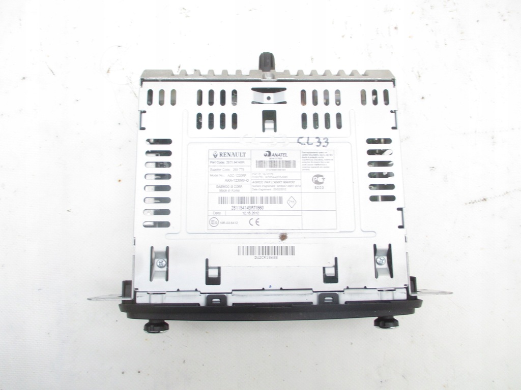 фото №2, Renault clio iv радіо mp3 usb bluetooth 12-19 rok