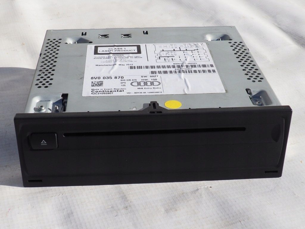 фото №3, Ap радіо програвач дисків cd 8v0035870 audi a3 8v