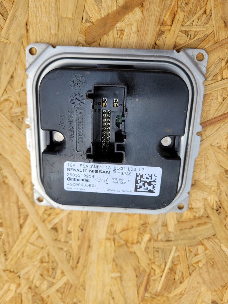 фото №1, Модуль преобразователь лампа renault 260551225r