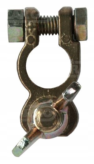 фото №1, Клемма аккумуляторная плюсовая + mosiężna 192402