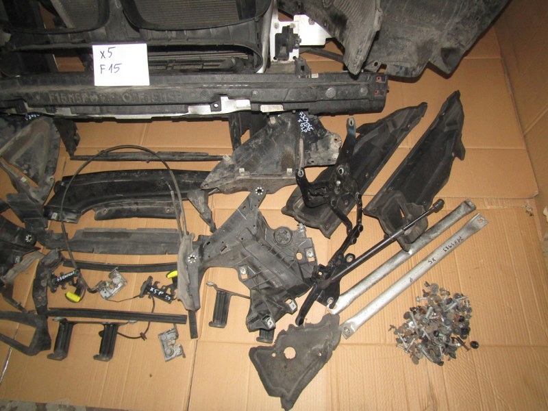 фото №10, Bmw x5 f15 3.0d капот бампер full led pas охладитель перед kompletny цвет