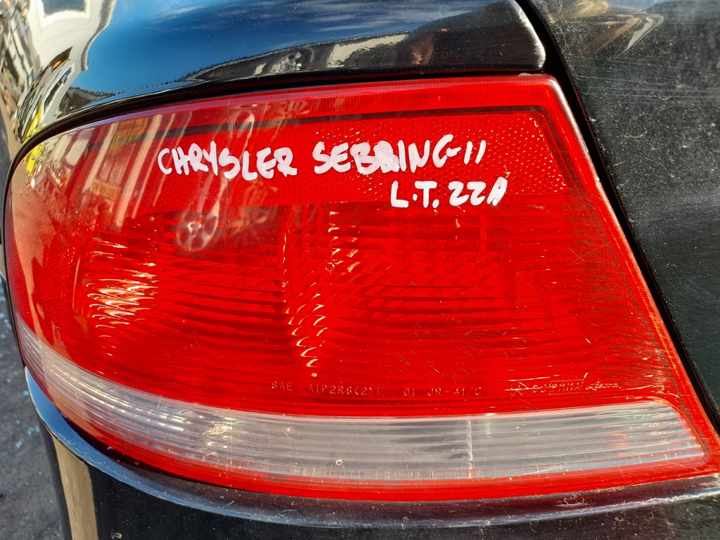 фото №8, Chrysler sebring ii лампа левый задняя левая задняя