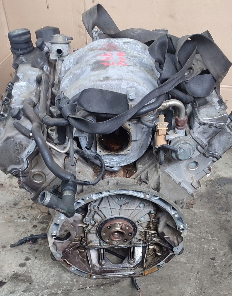 фото №1, Двигатель mercedes slk 320 3.2 v6 m112.947 голый блок двигателя