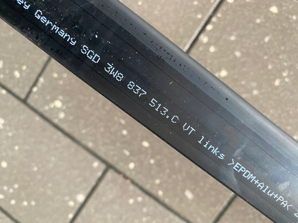 фото №3, Прокладка двері ліва bentley continental gt gtc fl