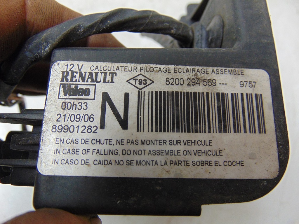 фото №7, Модуль блок керування світла renault modus 8200294569