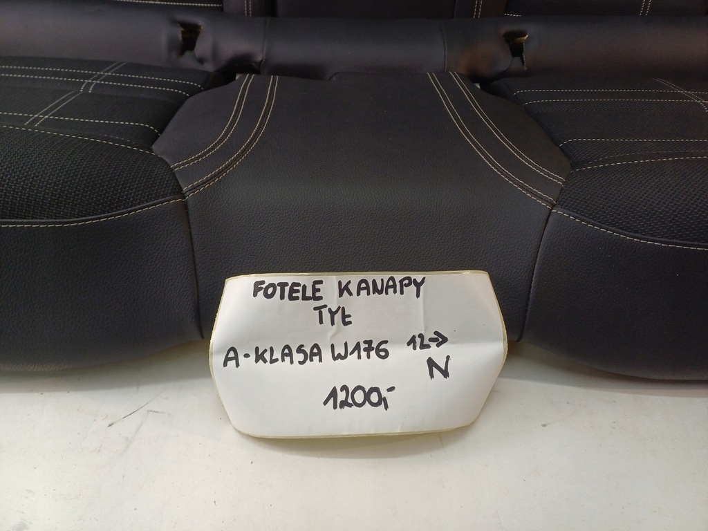 фото №10, Сидіння заднє сидіння задня задня mercedes-benz a-klasa w176 12-