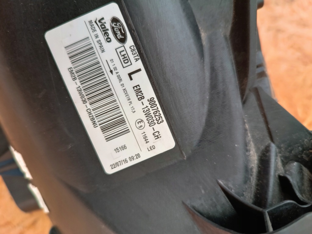 Фара лівий перед фара європа  em2b-13w030-ch ford s-max 2 mk2 full led Ціна