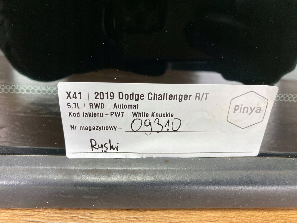 фото №9, Скло бічна задня ліва кузовна dodge challenger 2015+