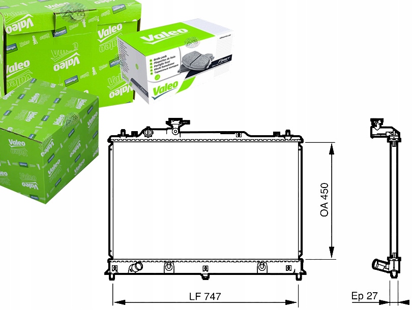 Купити Valeo радіатор двигуна l33l15200