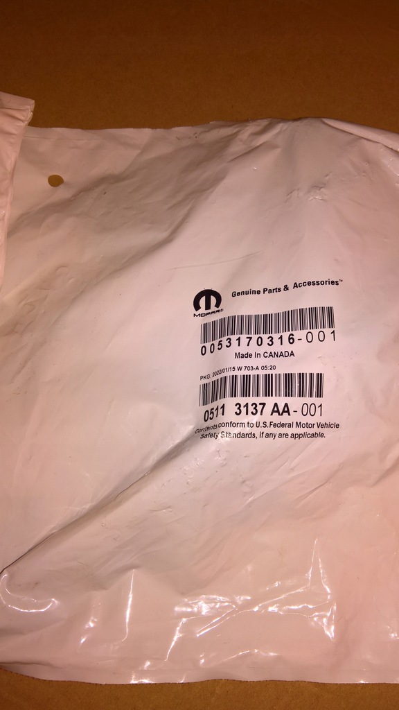 фото №5, Chrysler t&c dodge caravan направляющая кронштейн кронштейн бампера 05113137aa 36aa