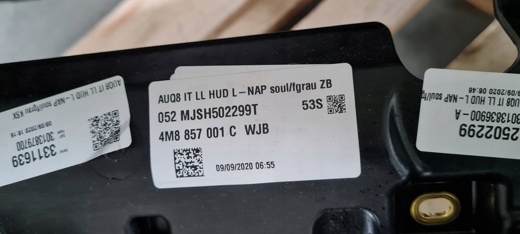 фото №9, Sq8 4m rsq8 q8 панель приладів приладова панель приладів шкіра org head up 4m8857001c