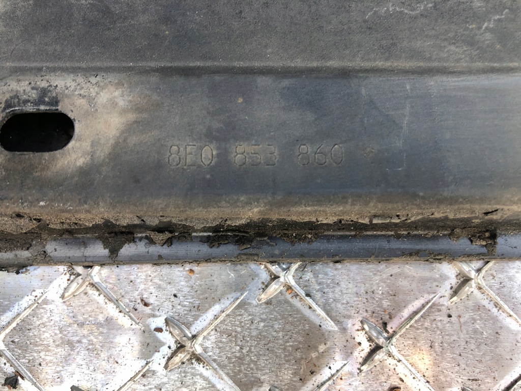 фото №14, Молдинг порог правая audi a4 b7 8e0853860