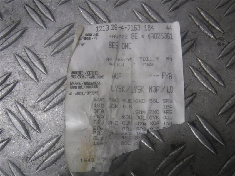 фото №5, Молдинг дверь правая задняя нижняя audi a4 b6 ly5k