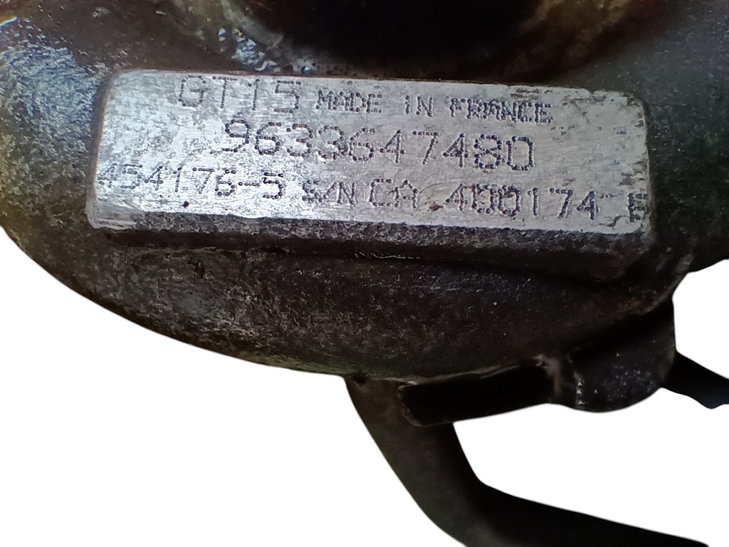 фото №9, Peugeot 306 1.9td турбонагнітач turbo турбіна оригінальний номер 454176-5 9633647480