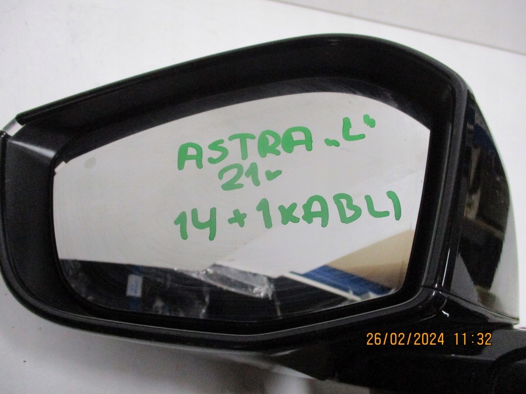 фото №15, Зеркало зеркало opel astra l 6 камера